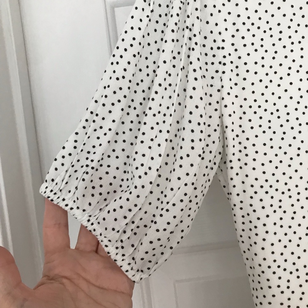 Abercrombie & Fitch NWT Puff Sleeve Button Down Mini Dress - Picture 7 of 10